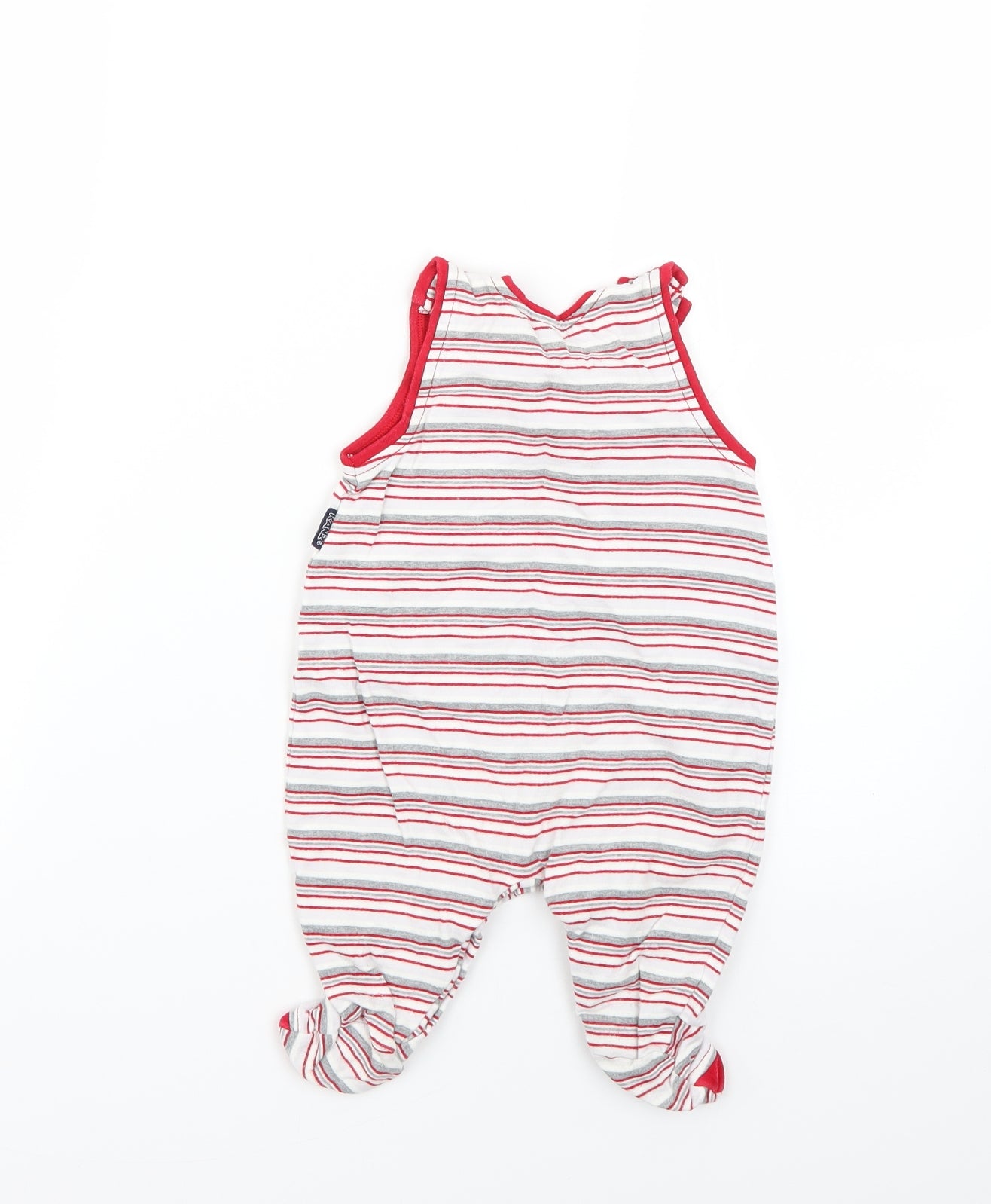 Kanz Baby Multicoloured Striped  Babygrow One-Piece Size 6-9 Months