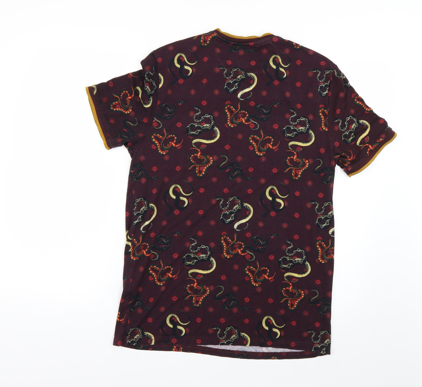 River Island Mens Multicoloured Geometric   T-Shirt Size M