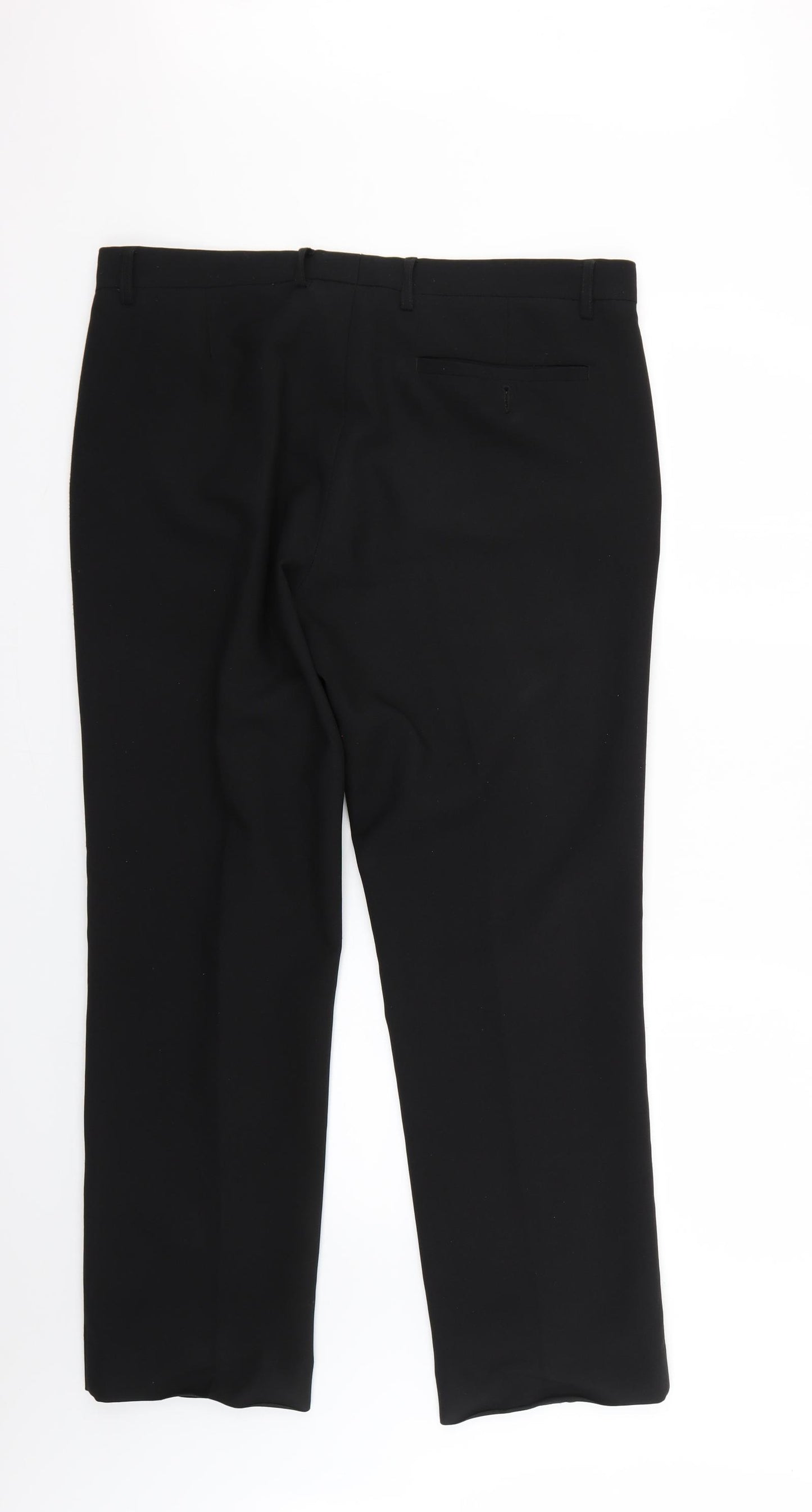 Peacocks Mens Black   Trousers  Size 36 L27 in