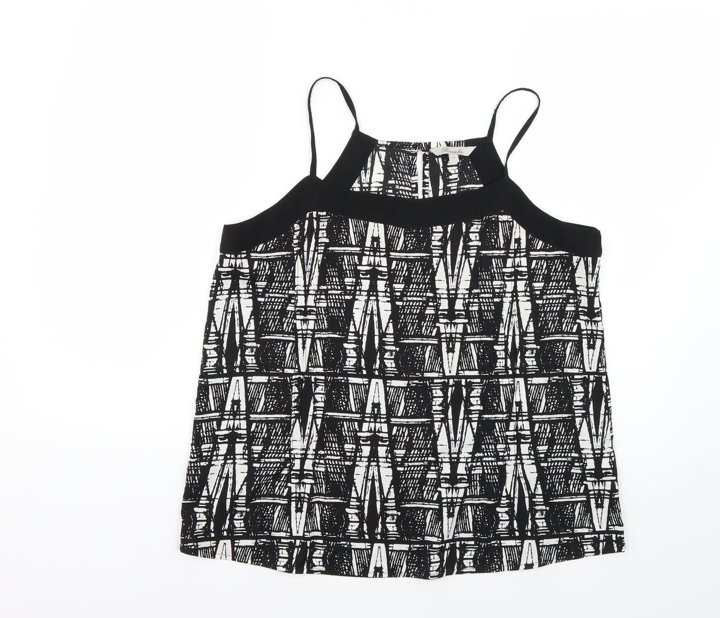 Peacocks Womens Multicoloured Geometric  Basic Blouse Size 12