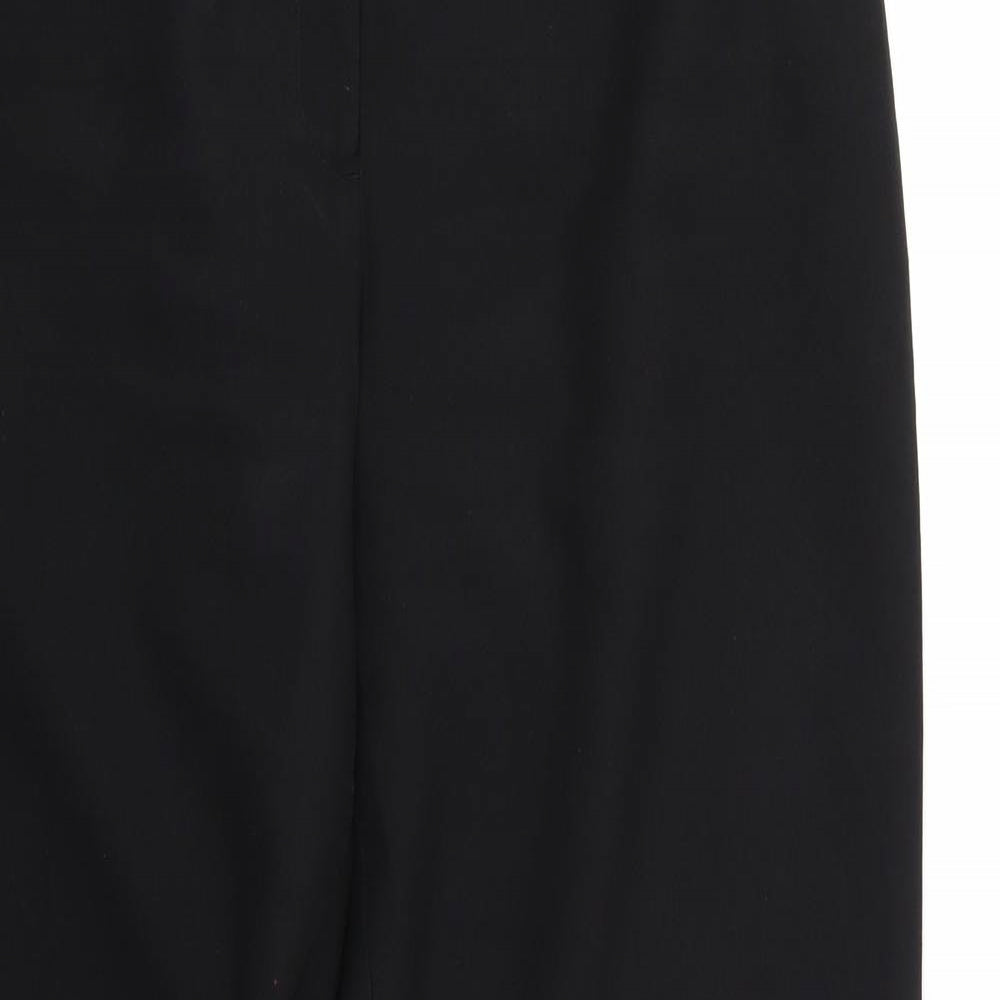 F&F Womens Black   Trousers  Size 16 L27 in