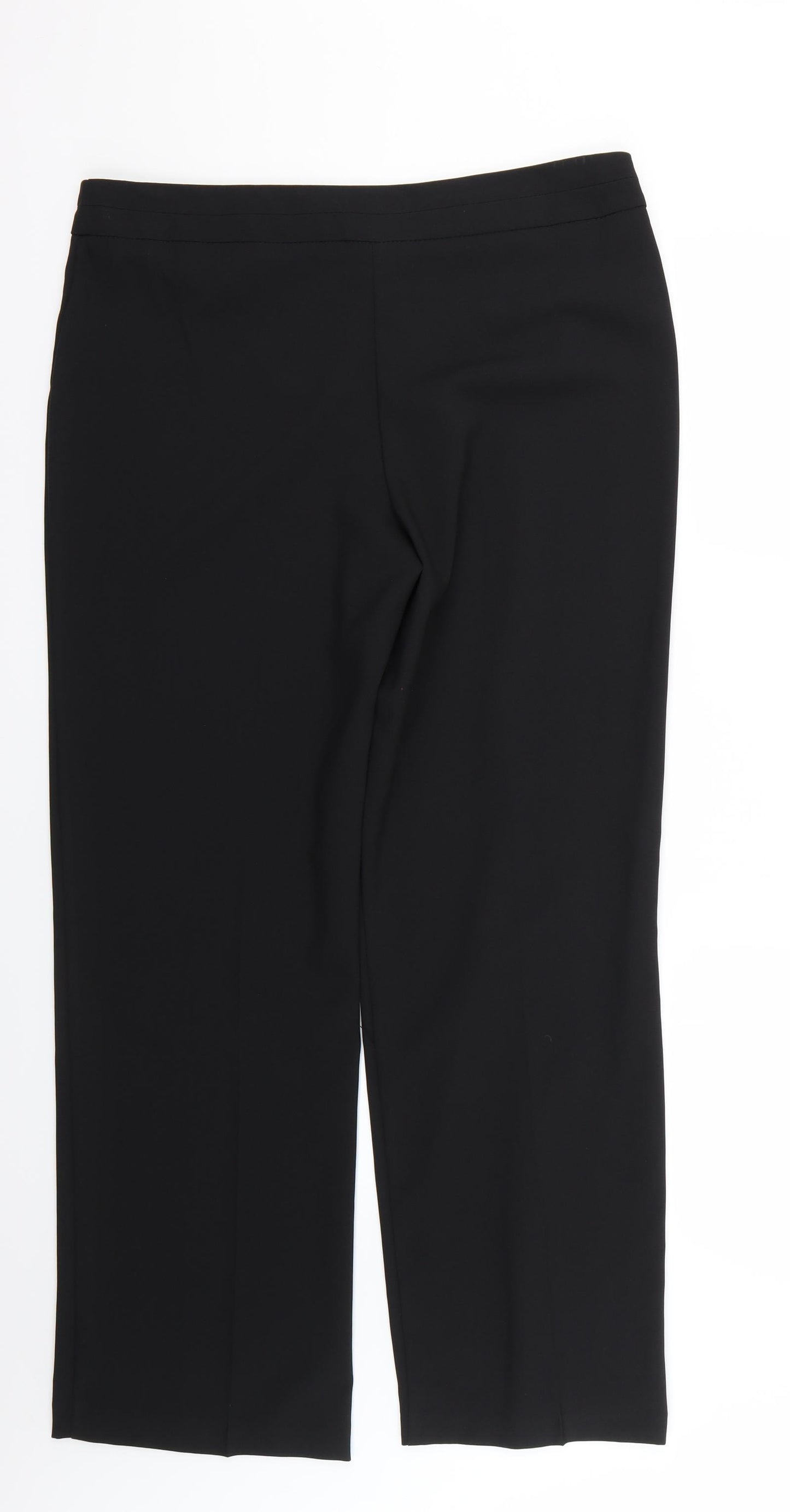 George Womens Black   Trousers  Size 14 L28 in