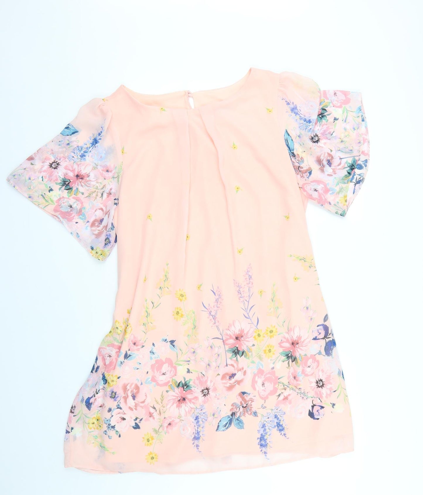 Primark Womens Pink Floral  Fit & Flare  Size 18