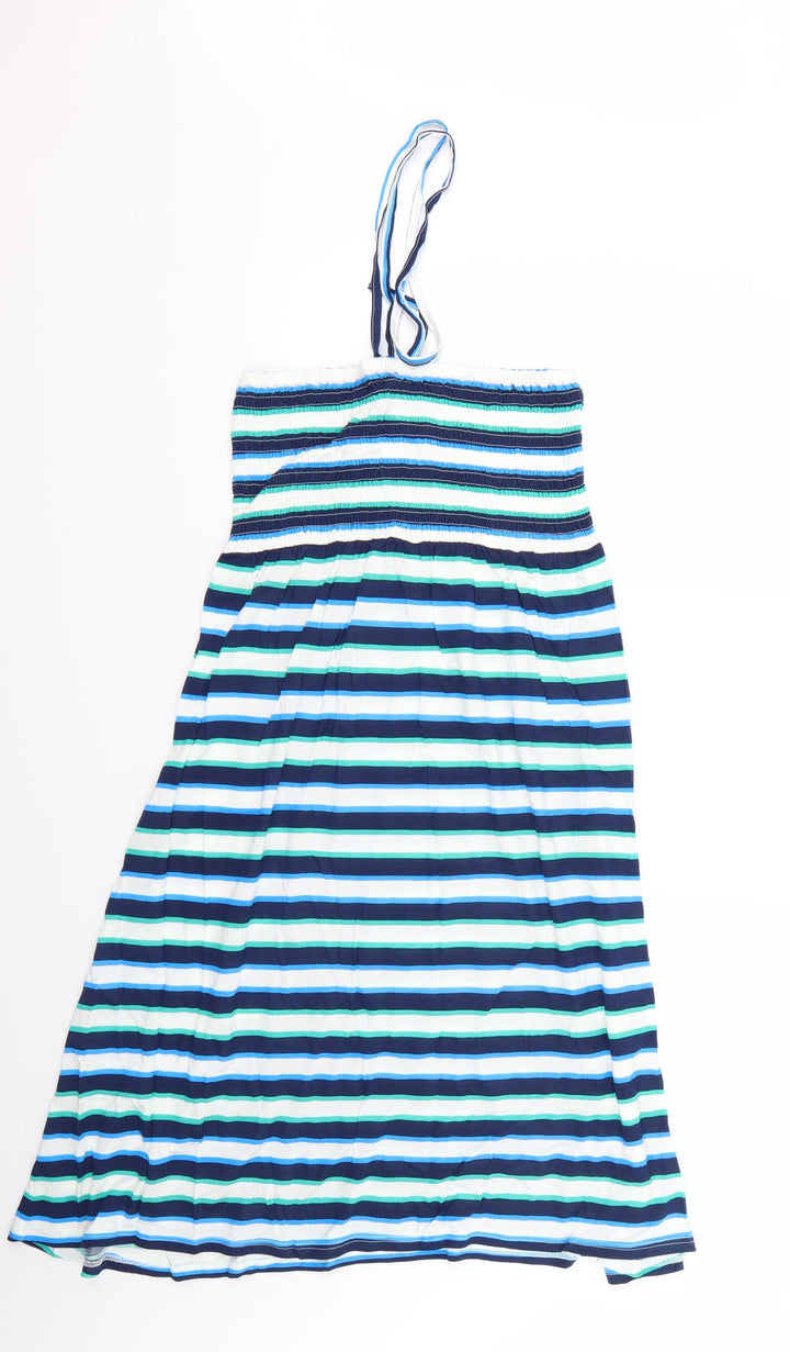 BHS Womens Multicoloured Striped Maxi Size M