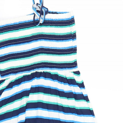 BHS Womens Multicoloured Striped  Maxi  Size M