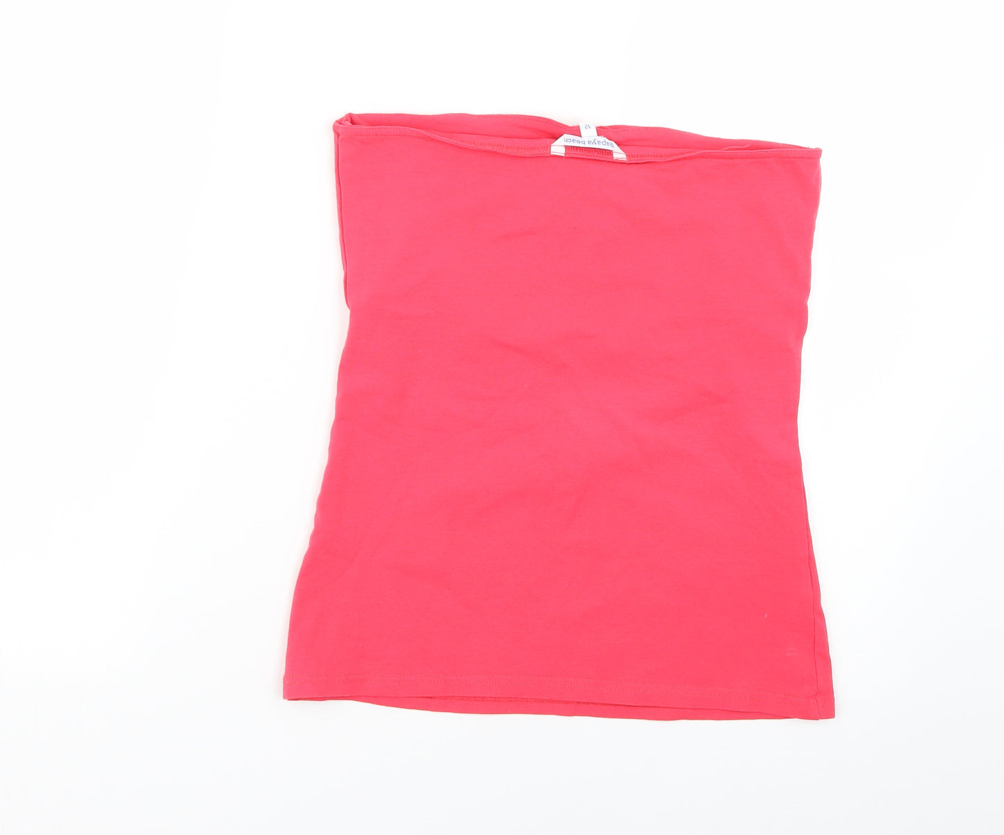 Papaya Womens Pink   Basic T-Shirt Size 12