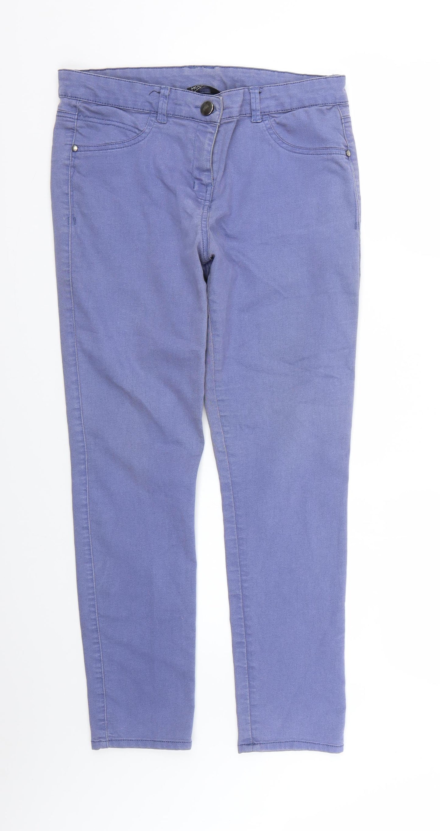 George Womens Purple   Skinny Jeans Size 12 L25 in