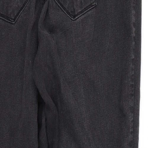 Denim & Co. Womens Black   Skinny Jeans Size 16 L23 in