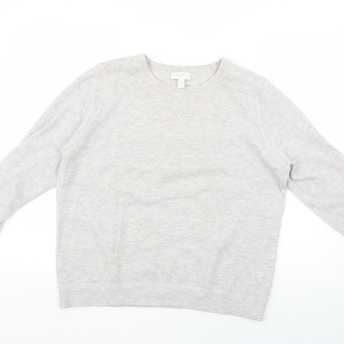 the white company Womens Grey    Jumper Size 14