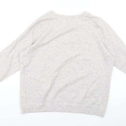 the white company Womens Grey    Jumper Size 14