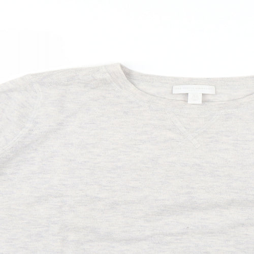 the white company Womens Grey    Jumper Size 14