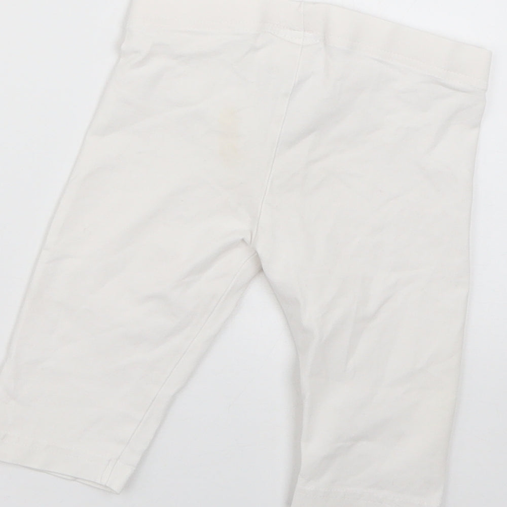 NEXT Girls White   Jegging Trousers Size 4 Years
