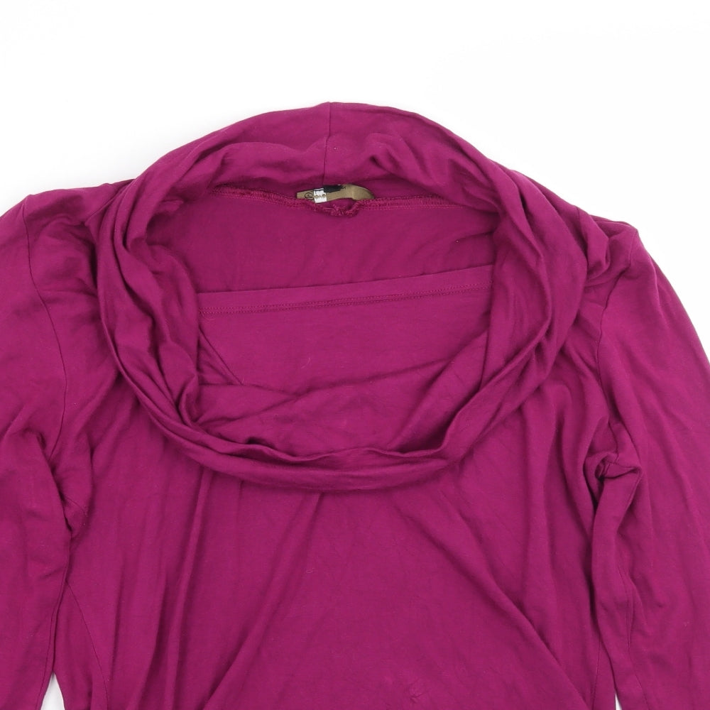 Evie Womens Pink   Basic T-Shirt Size 14