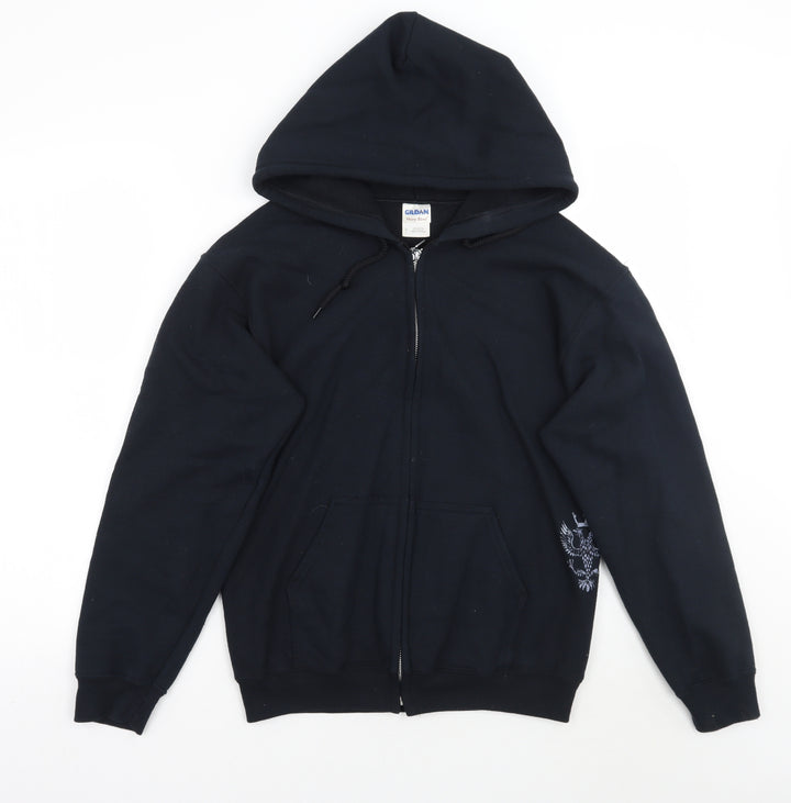 Gildan Mens Black   Jacket  Size S