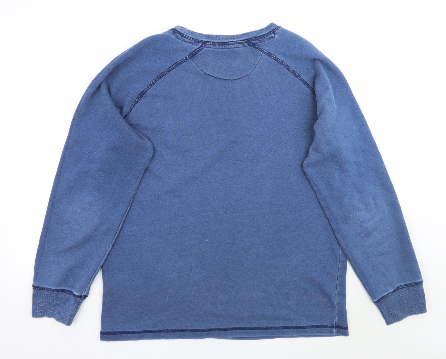 Quba & Co Mens Blue   Pullover Jumper Size L