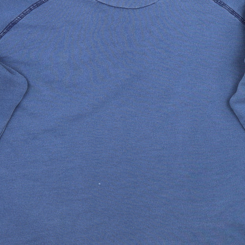 Quba & Co Mens Blue   Pullover Jumper Size L