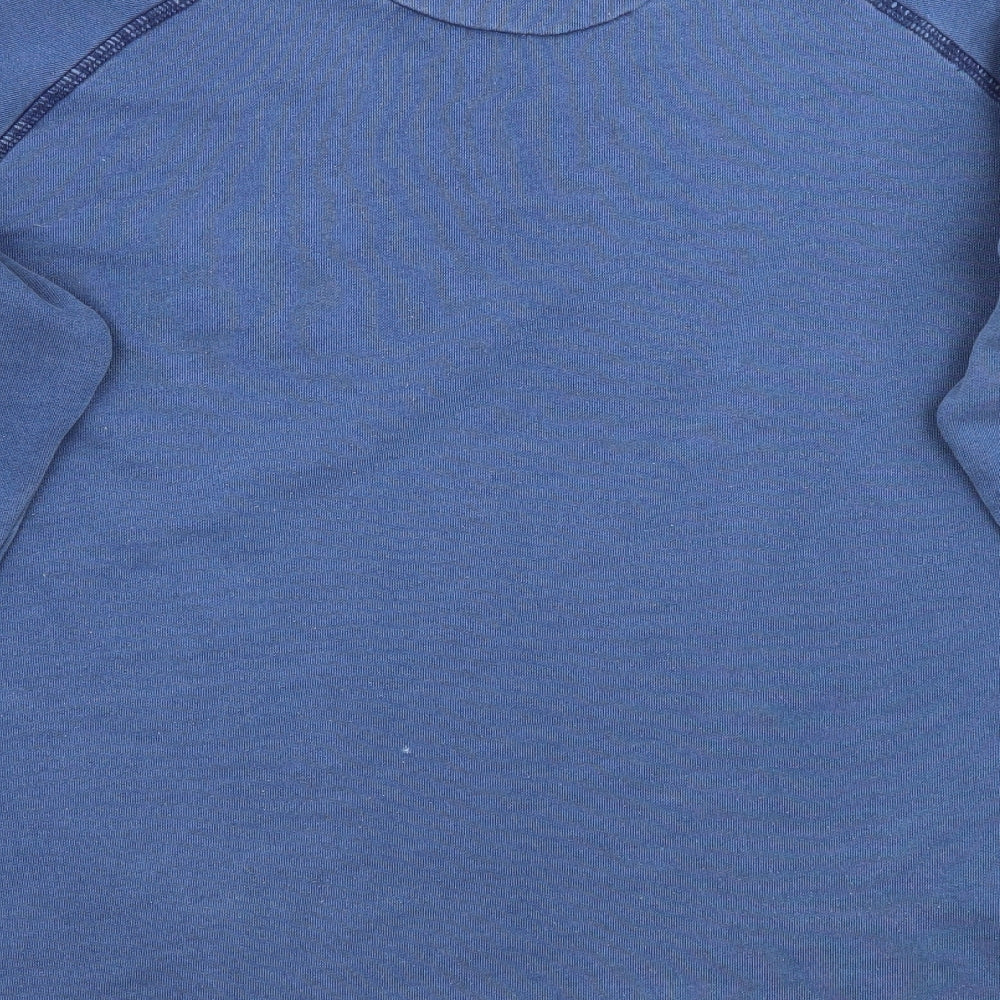 Quba & Co Mens Blue   Pullover Jumper Size L