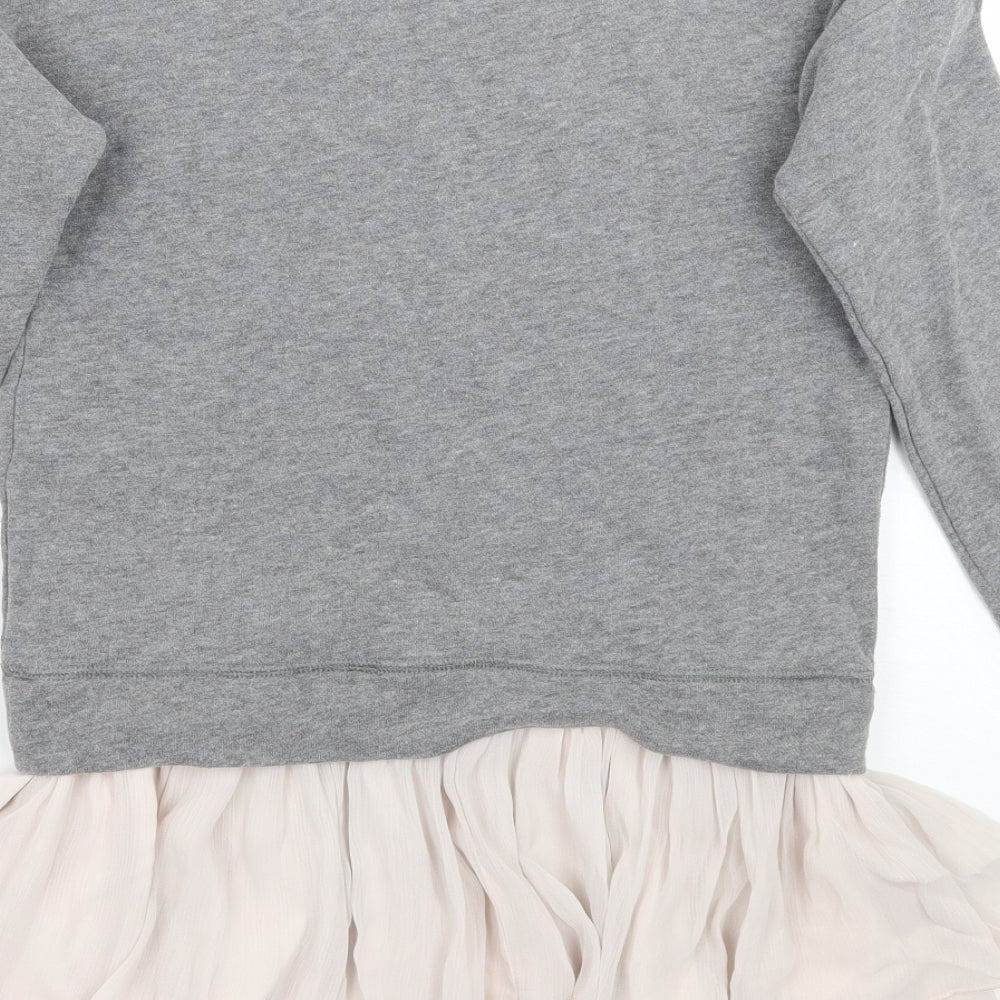 Abercrombie & Fitch Girls Grey   Pullover Jumper Size 9-10 Years