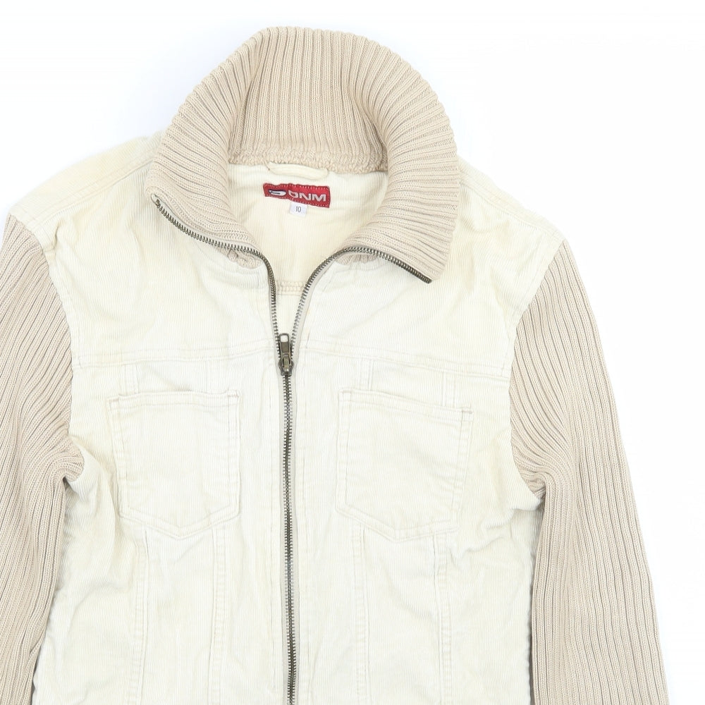 DNM Womens Beige   Jacket  Size 10