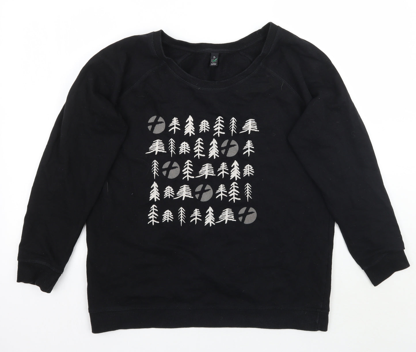 Earth Positive Womens Black   Pullover Jumper Size XL