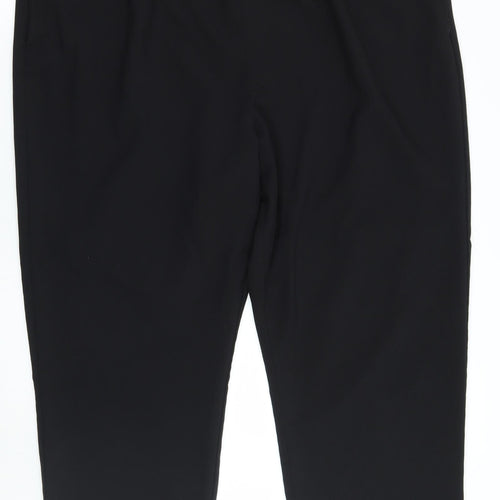 BM Womens Black   Trousers  Size 22 L28 in
