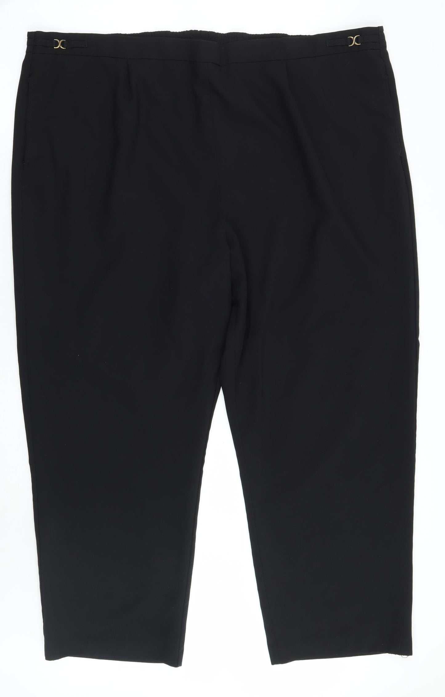 BM Womens Black   Trousers  Size 22 L28 in
