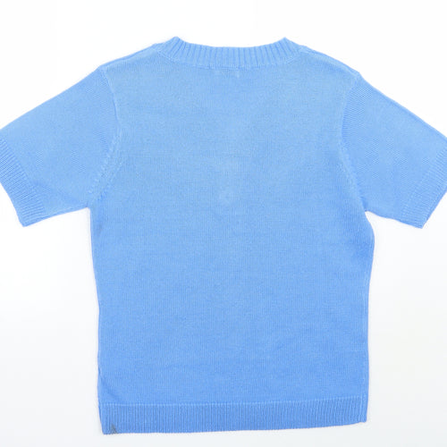 Damart Womens Blue   Basic T-Shirt Size 14