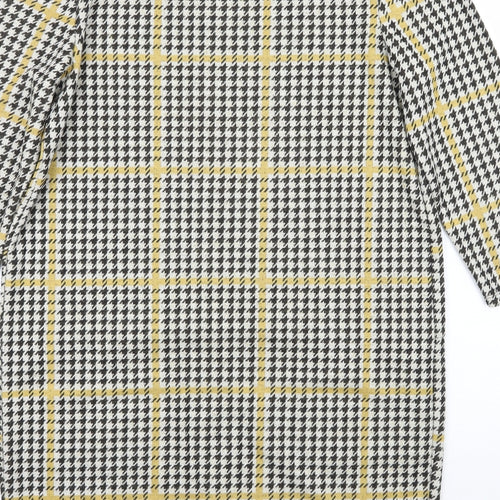 TU Womens White Check  A-Line  Size 12