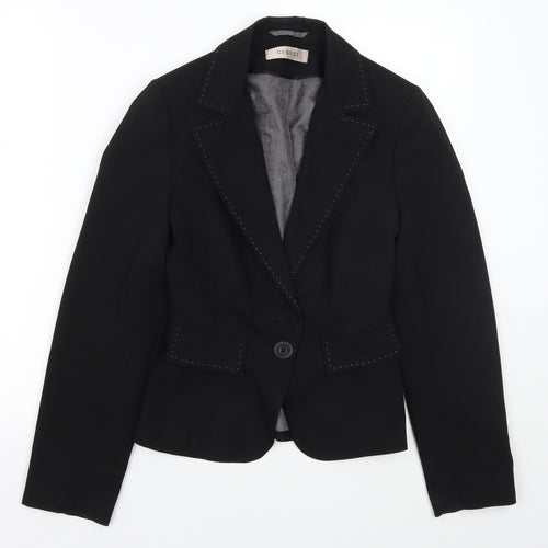 George Womens Black   Jacket Blazer Size 8