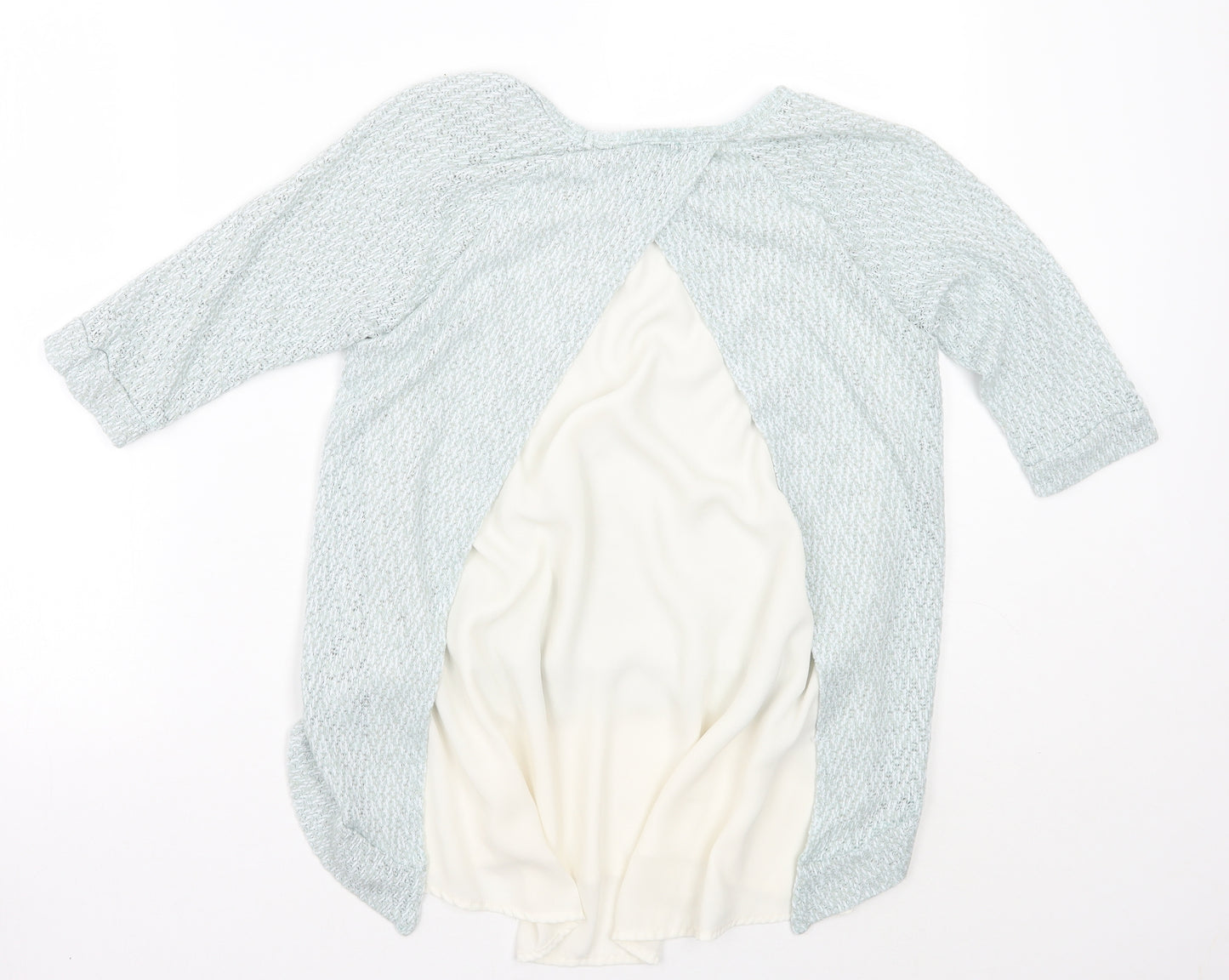 Casual Couture by Green Envelope Womens Blue   Pullover Jumper Size S
