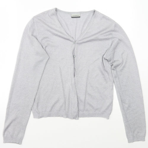 Clockhouse Womens Grey   Cardigan Jumper Size 12