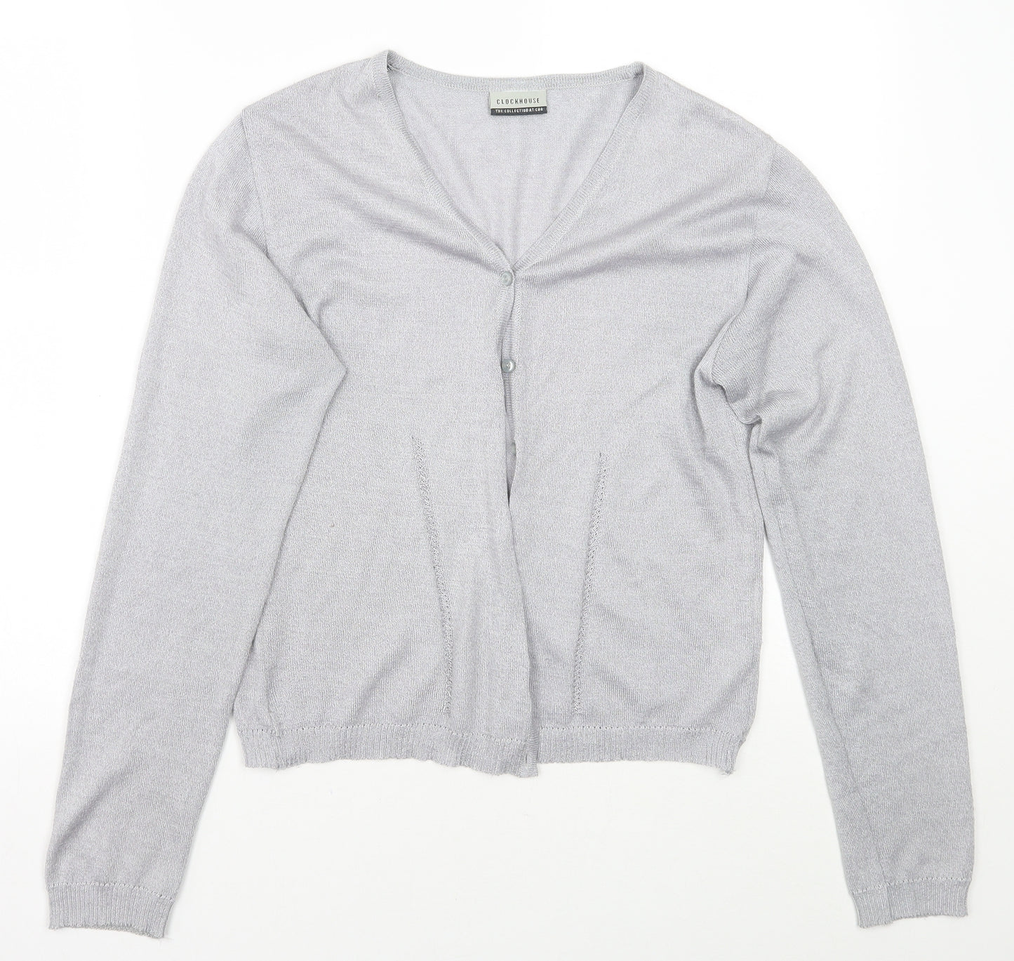 Clockhouse Womens Grey   Cardigan Jumper Size 12