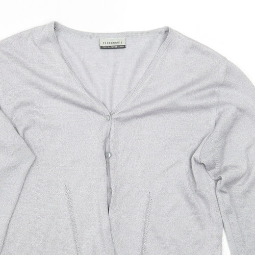 Clockhouse Womens Grey   Cardigan Jumper Size 12