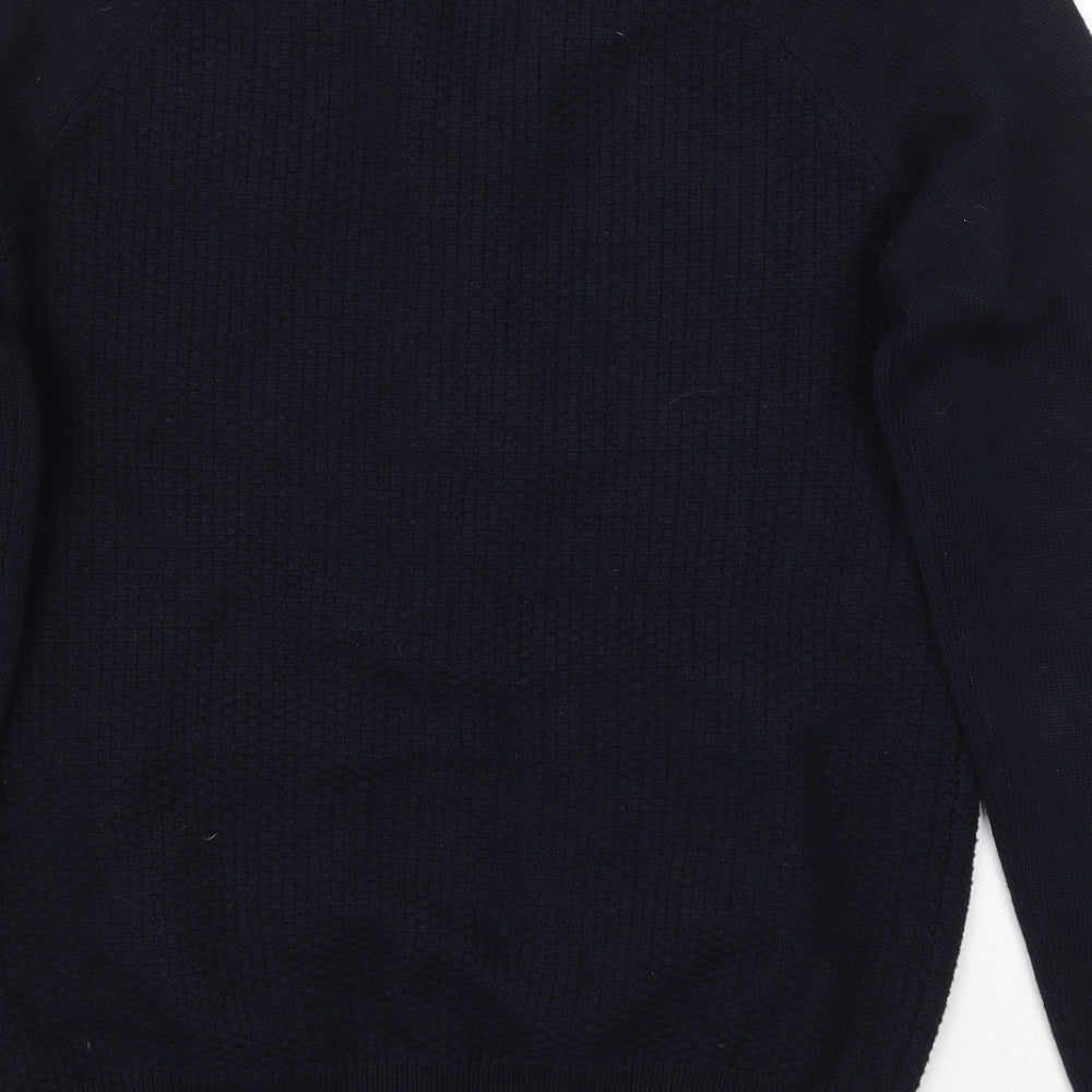 TU Mens Blue   Jacket Coatigan Size S