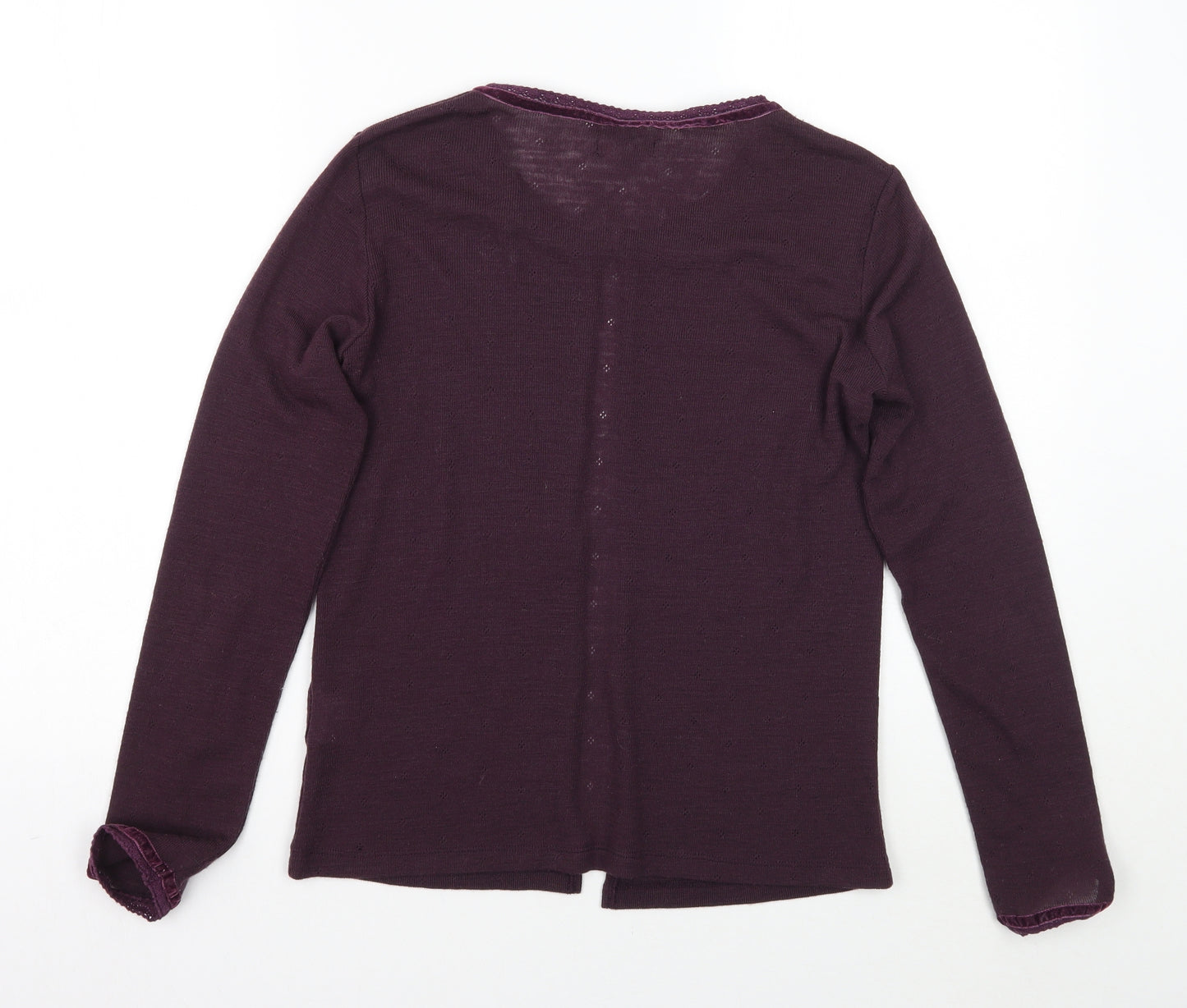 Per Una Womens Purple   Cardigan Jumper Size 10
