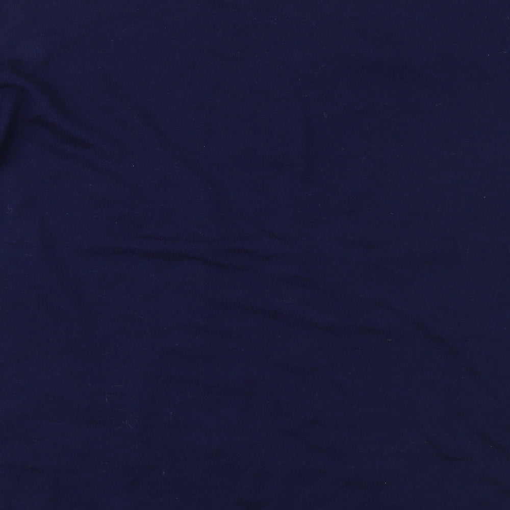 Joules Womens Blue Floral  Basic Blouse Size 12