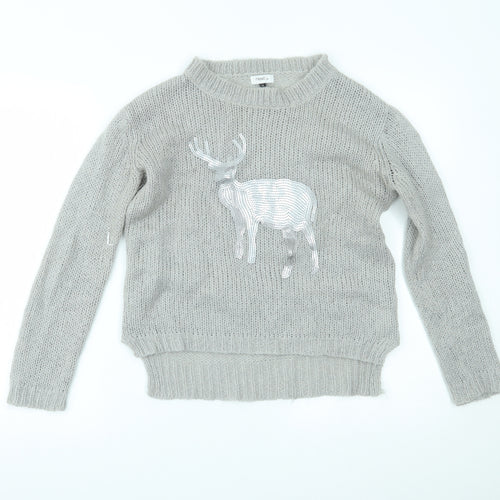 NEXT Womens Grey   Pullover Jumper Size 10