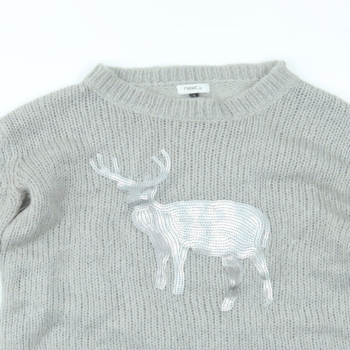 NEXT Womens Grey   Pullover Jumper Size 10