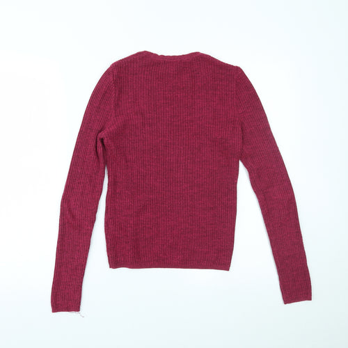 Topshop Womens Pink   Basic Blouse Size 10