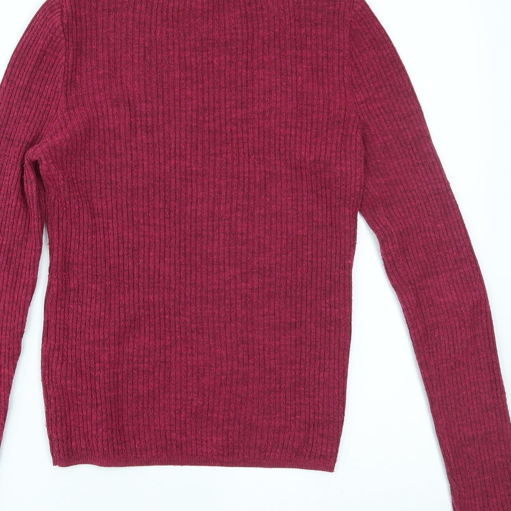 Topshop Womens Pink   Basic Blouse Size 10