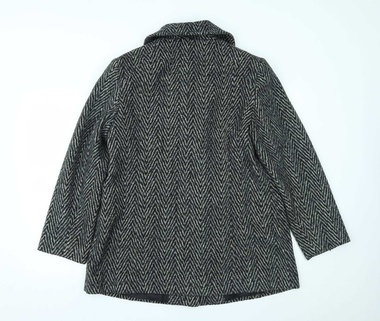 EWM Womens Grey   Overcoat Coat Size 16