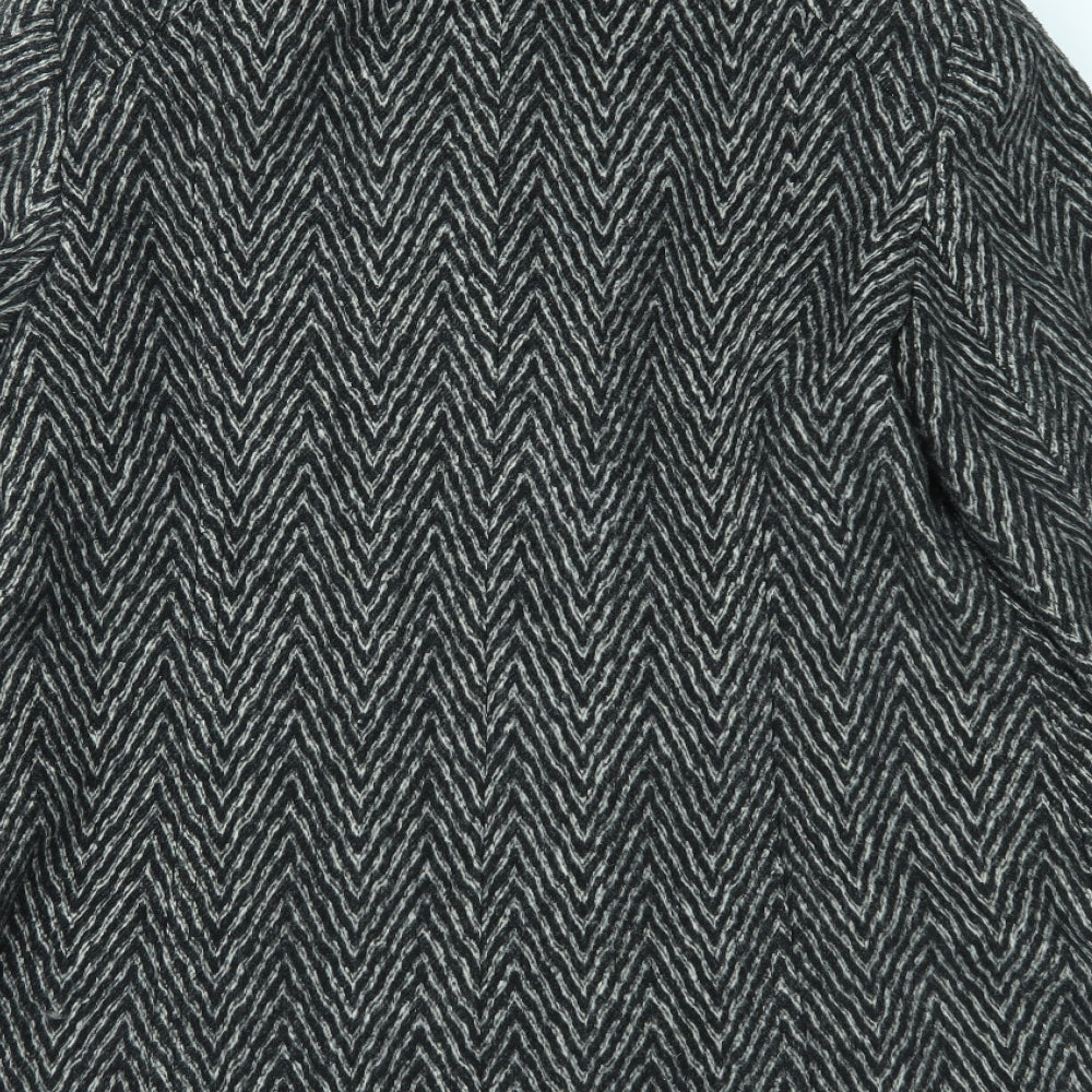 EWM Womens Grey   Overcoat Coat Size 16