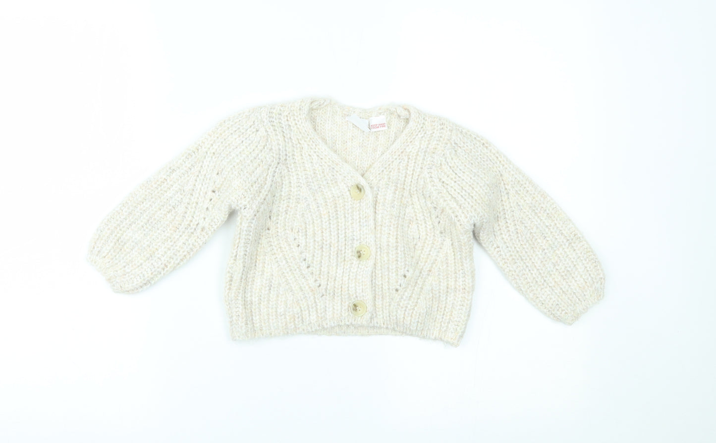 Zara Baby Ivory   Cardigan Jumper Size 12-18 Months