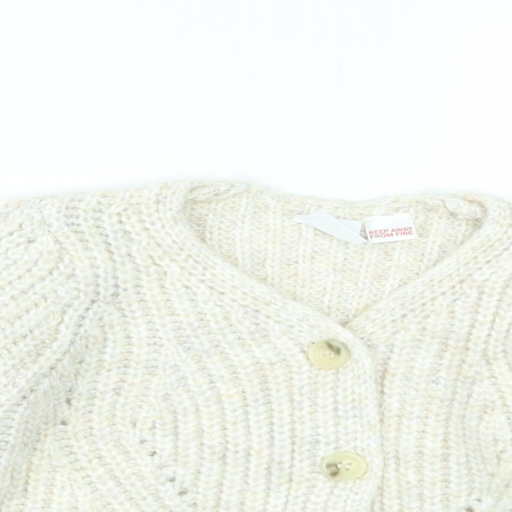 Zara Baby Ivory   Cardigan Jumper Size 12-18 Months