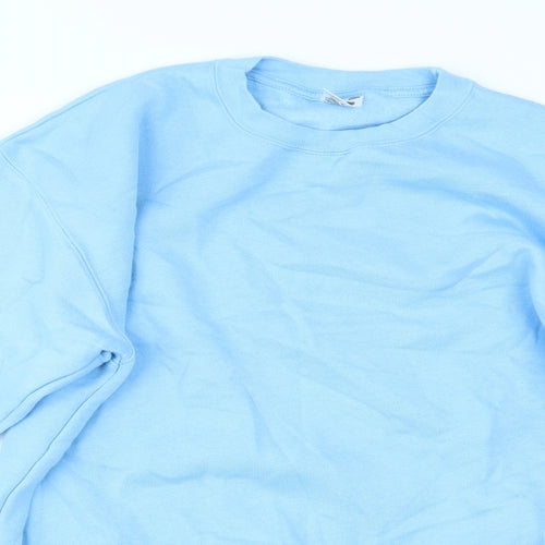 Fruit of the Loom Girls Blue   Pullover Jumper Size 14-15 Years