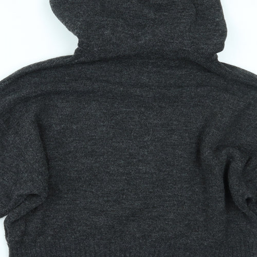 H&M Womens Grey   Pullover Hoodie Size S