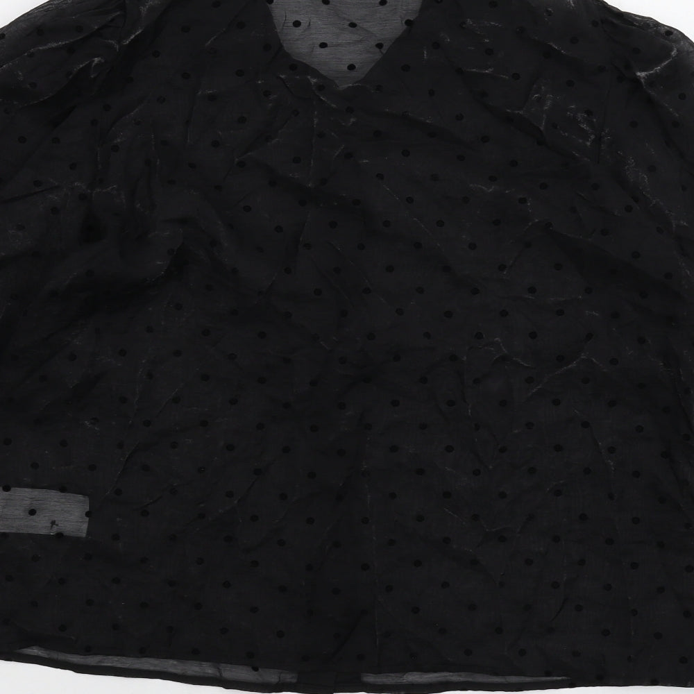 Pimkie Womens Black   Basic Button-Up Size 12