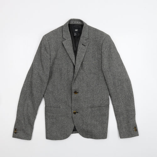 H&M Womens Grey   Jacket  Size 16