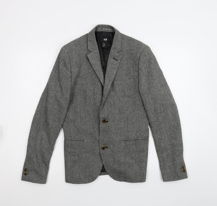 H&M Womens Grey Jacket Size 16