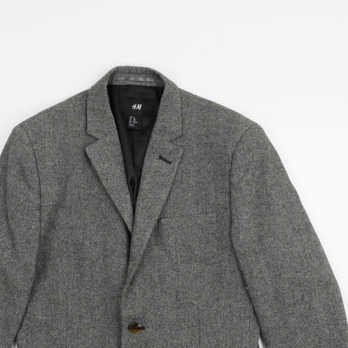 H&M Womens Grey   Jacket  Size 16